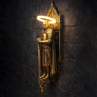 KnightGlow – Lámpara de Pared Caballero Medieval