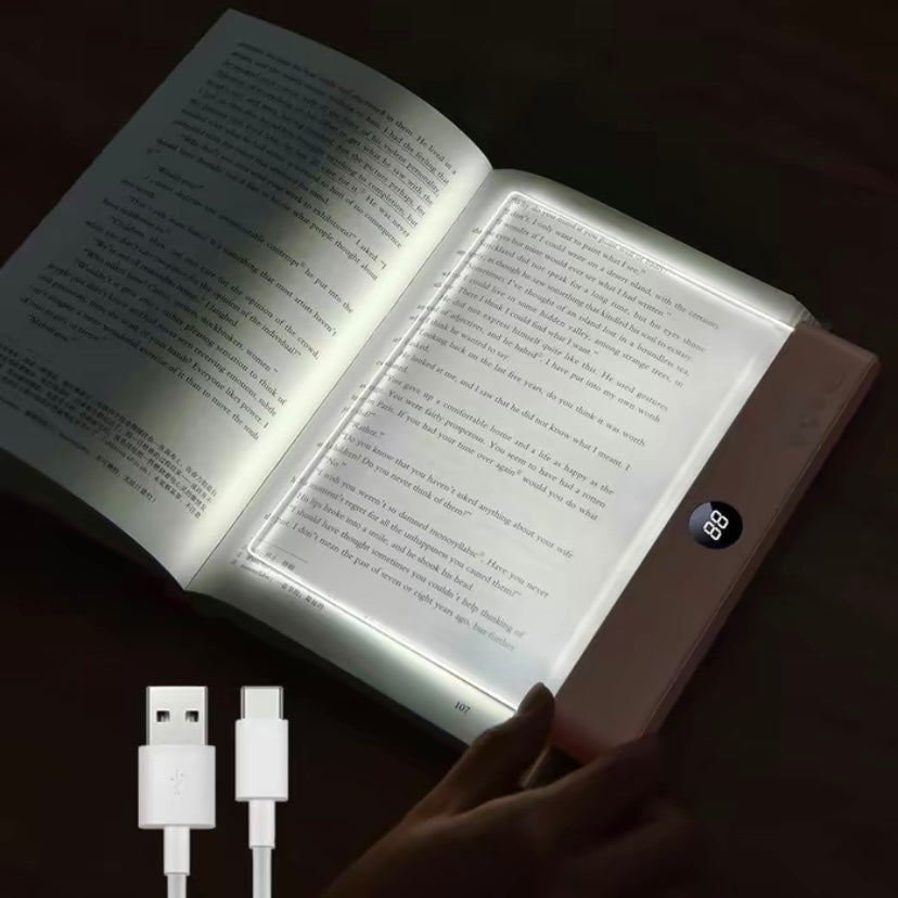 NightLume – Lámpara de Lectura LED Recargable Transparente