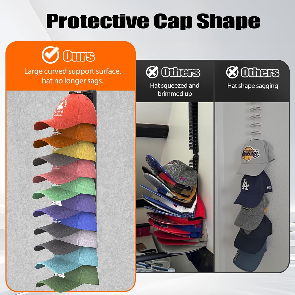 CapKeeper – Nuevo organizador de gorras de béisbol