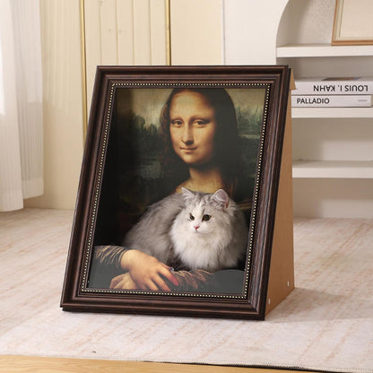 PurrfectArt – Cama Rascador para Gatos de Mona Lisa