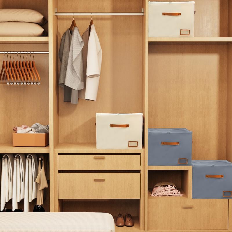 ShoeNest – Cajas Organizadoras Plegables de Tela para Zapatos