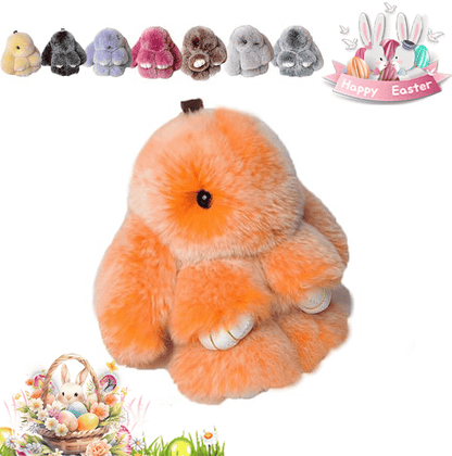 HopCharm – Llavero de peluche con conejito adorable