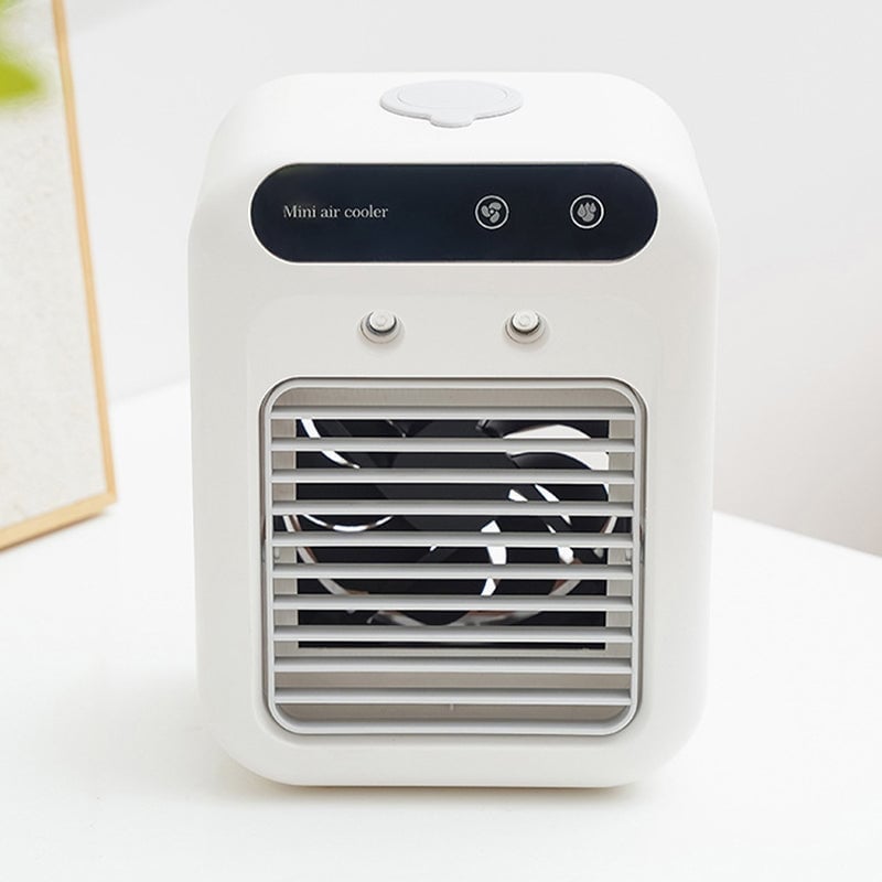BreezeMist – Mini Ventilador Rociador Refrigerante
