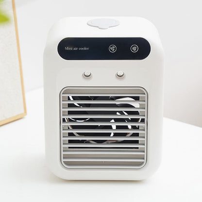 BreezeMist – Mini Ventilador Rociador Refrigerante