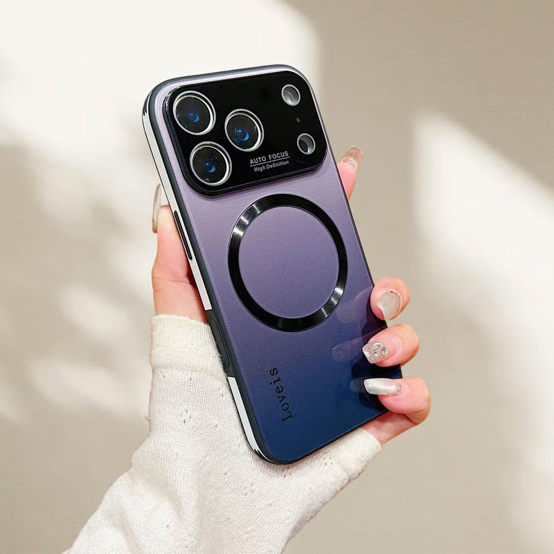 VistaVibe – Funda protectora de cristal con degradado estético