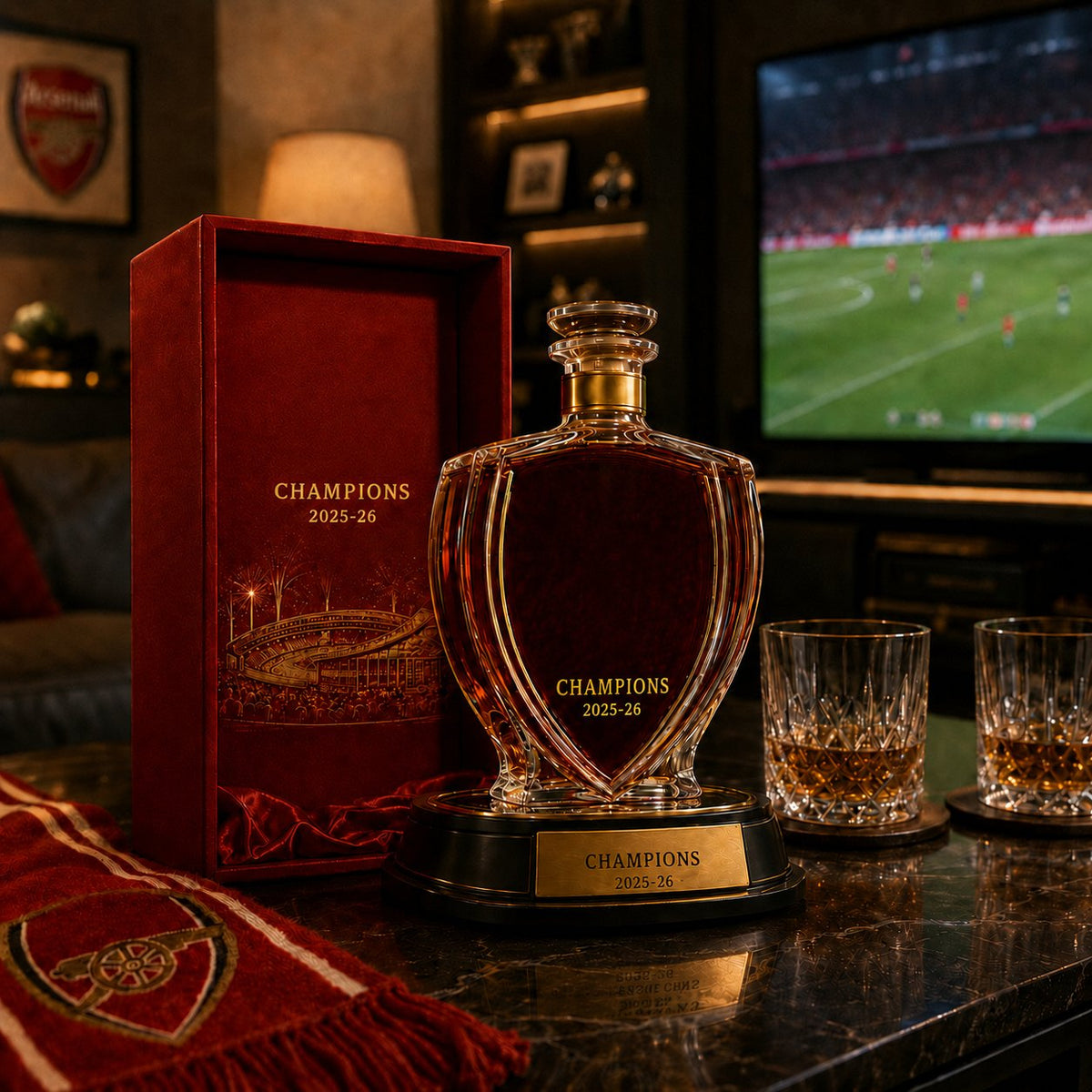 GunnerGlory - Decantador de whisky de campeones