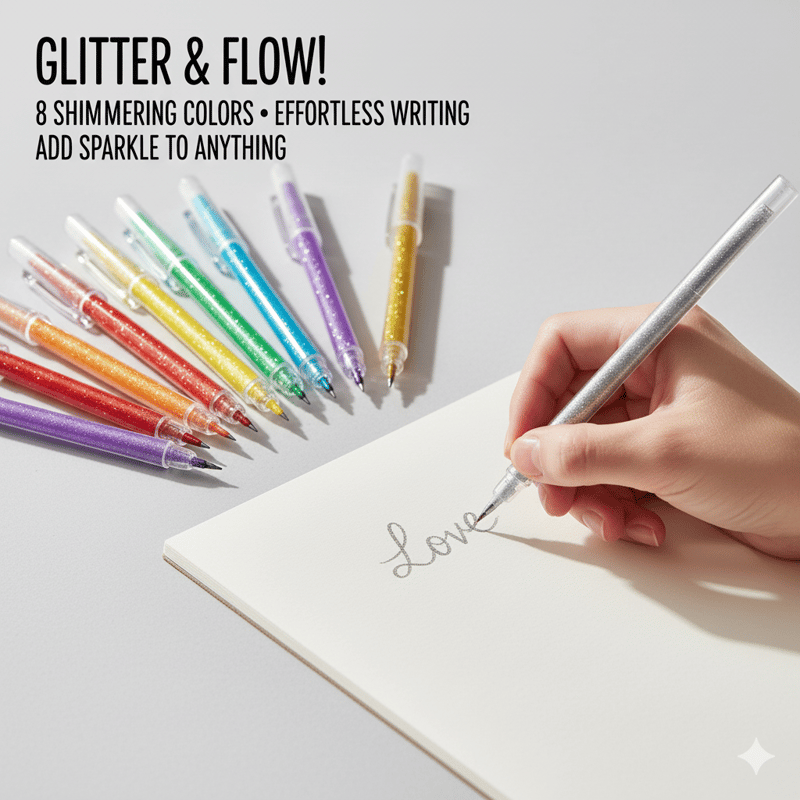 SparkWrite - Colección de bolígrafos de gel atrevidos y coloridos