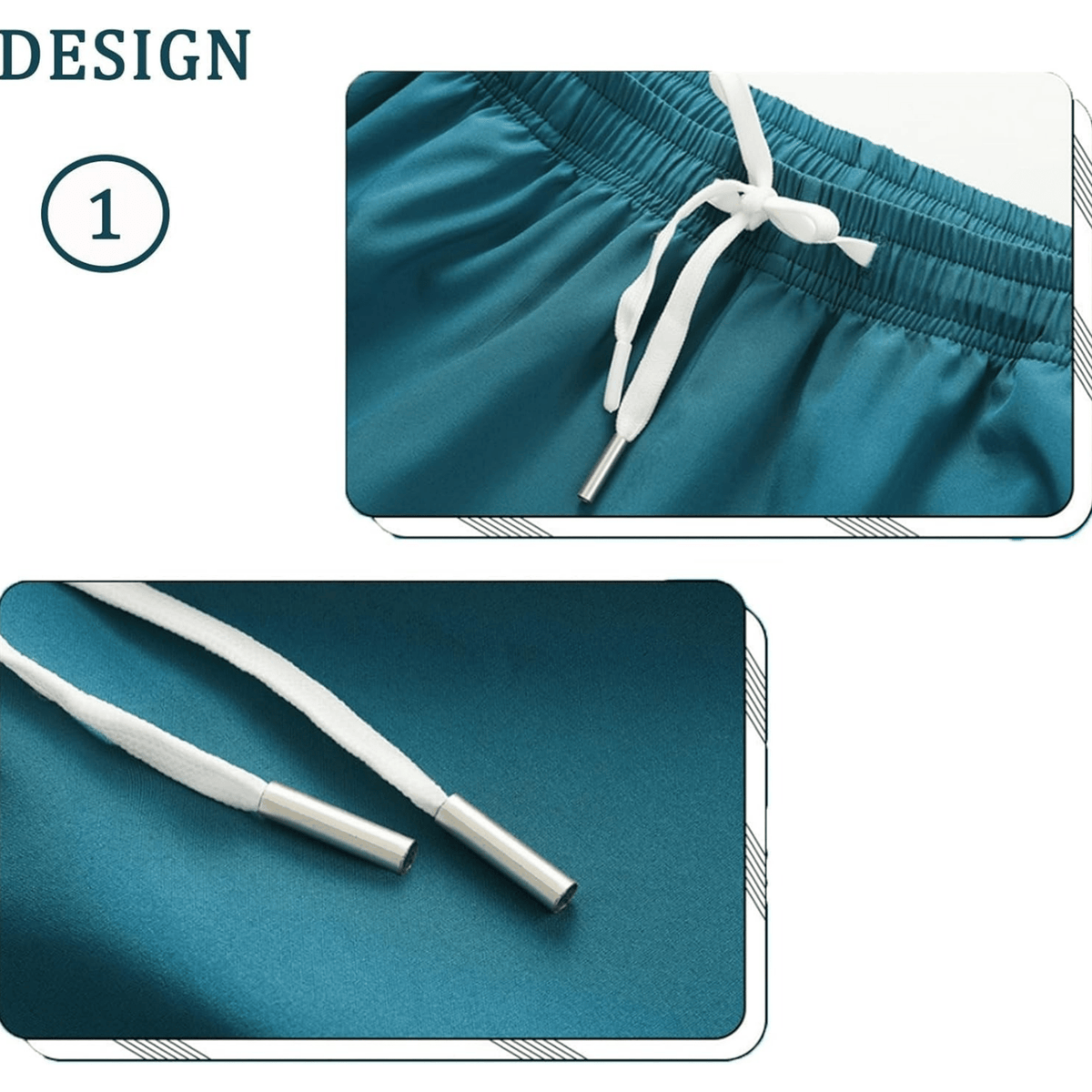 FlexCore - Pantalones cortos de running de secado rápido para hombre
