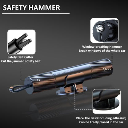 LifeSaverPro – Herramienta de Martillo Rompecristales de Emergencia