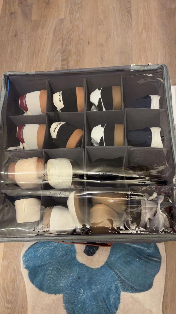 ShoeNest – Cajas Organizadoras Plegables de Tela para Zapatos