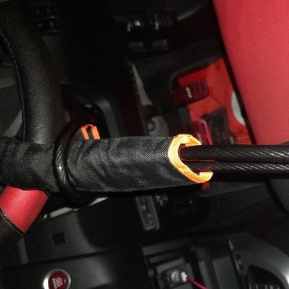 DriveDefender | Sistema antirrobo para coche con bloqueo del cinturón de seguridad y el volante