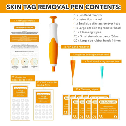 ClearSkin Pro - Dispositivo 2 en 1 para eliminar verrugas cutáneas