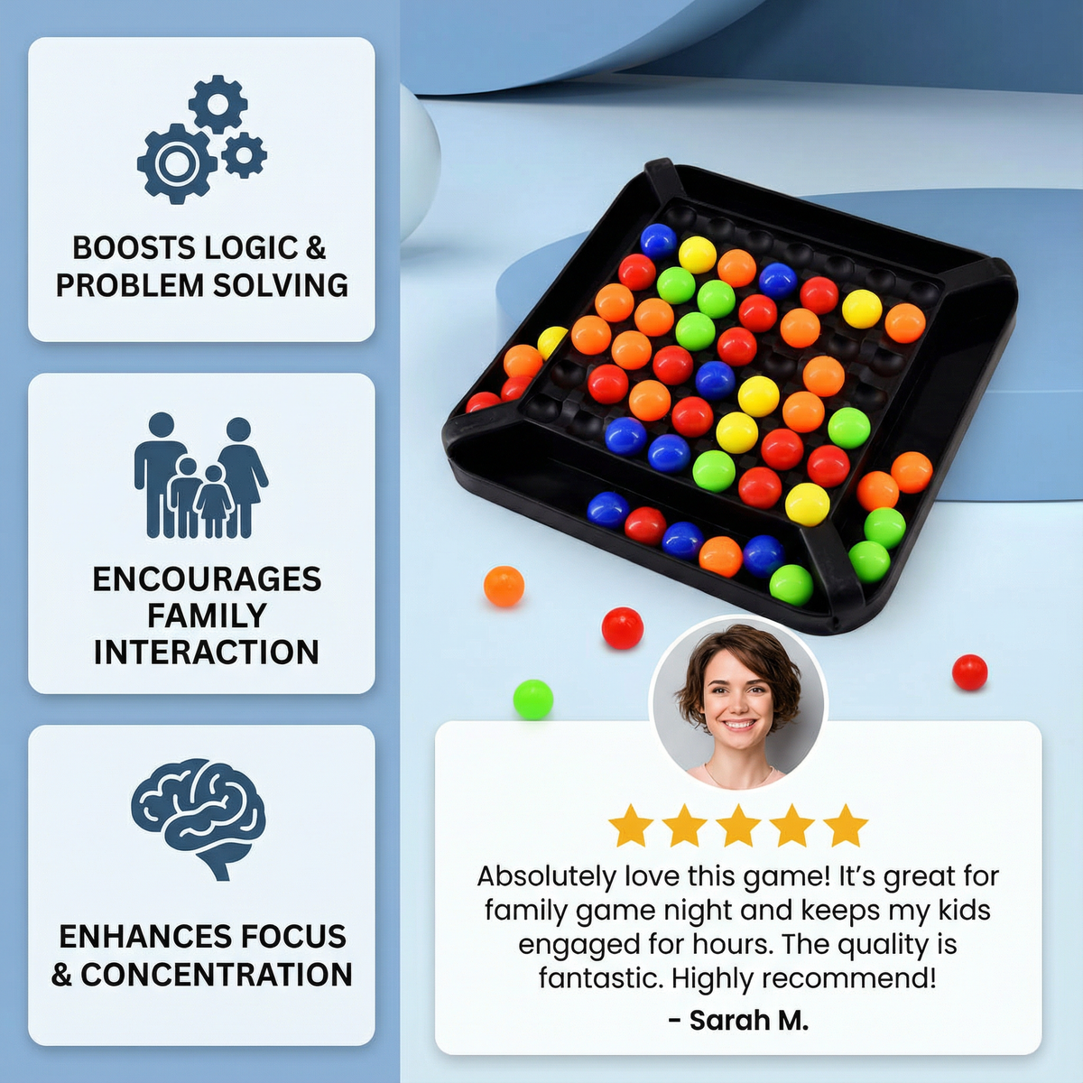 NeuroPlay – Juego de puzles de lógica y concentración