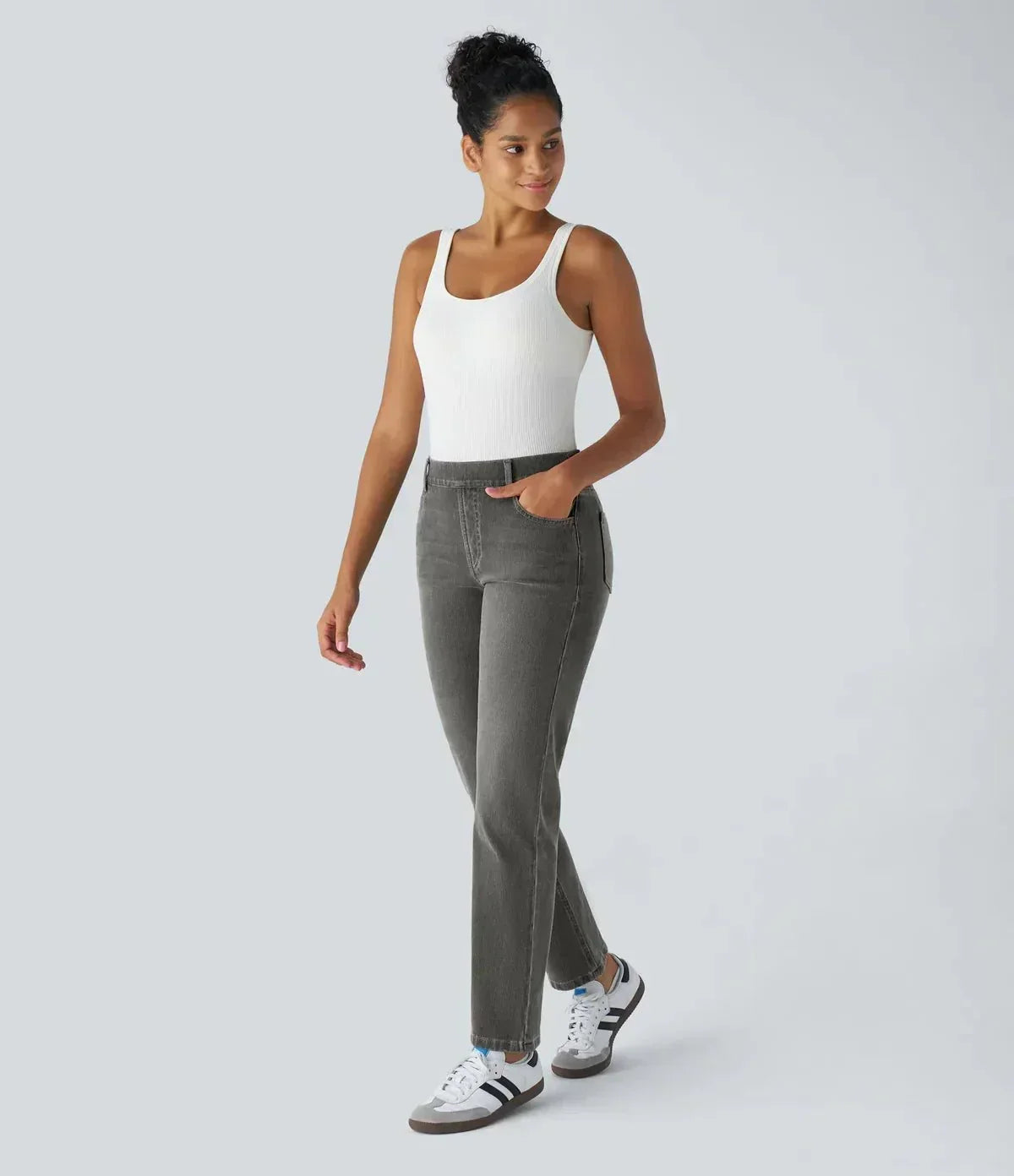 Halara Flex™ – Ultra-dehnbare High-Waist-Hose für ganztägigen Tragekomfort