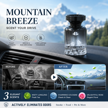 AromaPeak – Luxuriöser botanischer Auto-Lufterfrischer