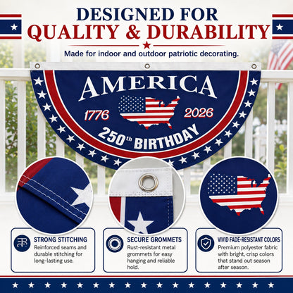 VeteranMade – USA 250-Jahre-Gedenkbanner 🇺🇸