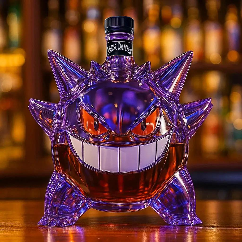 Botella de whisky Gengar Edición Limitada