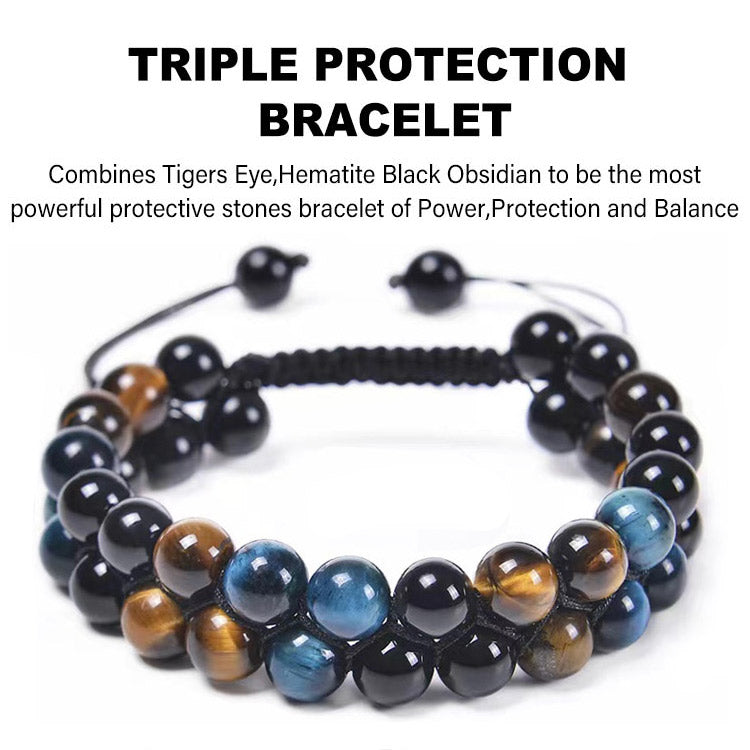 TriGuard – Armband mit dreifachem Schutzstein