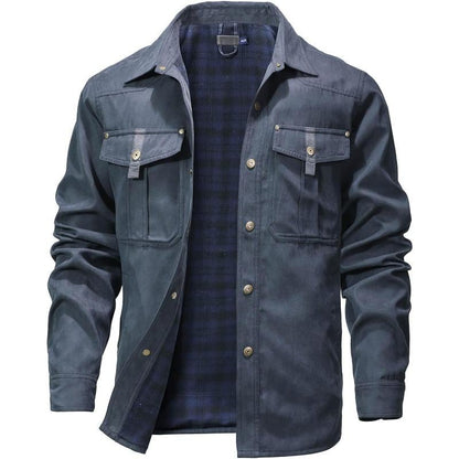 VistaWork – Camisaco utilitario versátil con forro de franela