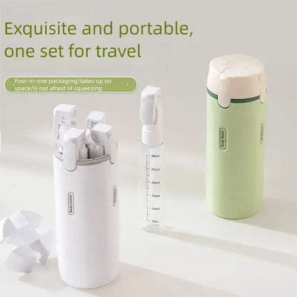 SwiftPour – Auslaufsicherer 4-in-1 Reise-Spender