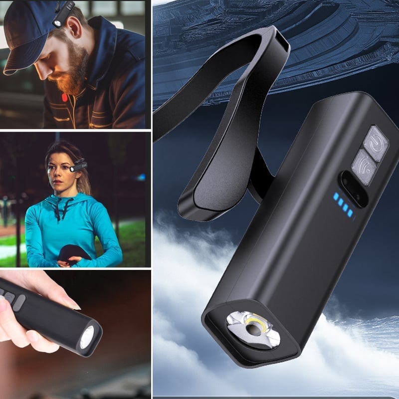 LumiFlex – Linterna frontal inteligente con control gestual