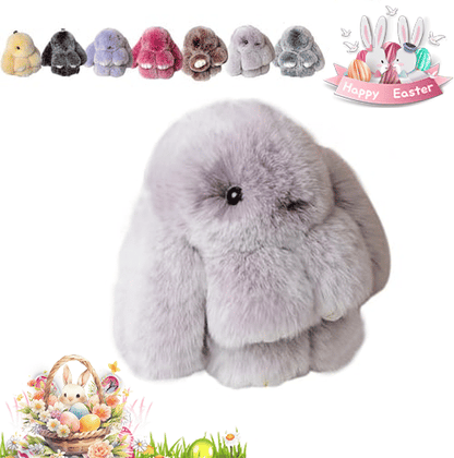 HopCharm – Llavero de peluche con conejito adorable