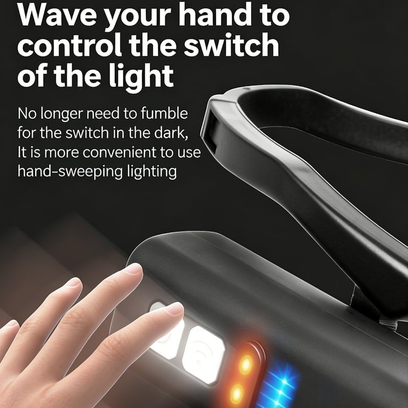 LumiFlex – Linterna frontal inteligente con control gestual