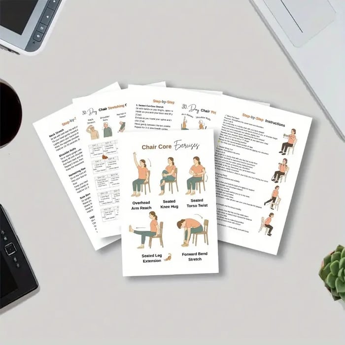 ChairFit – 30-Tage-Tagebuch für Stuhl-Yoga zum Abnehmen