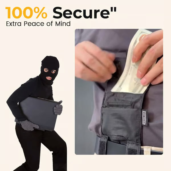 ZeroBulk - Versteckte Reisebrieftasche