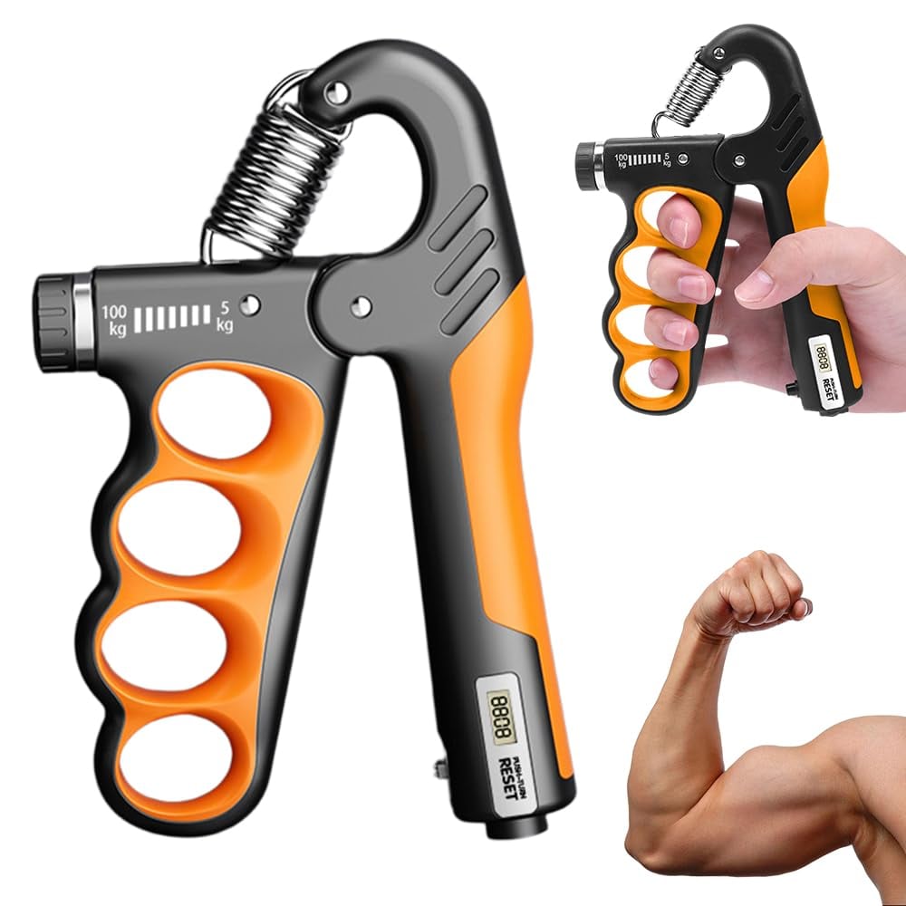 GripTrack – Ejercitador de mano con contador automático