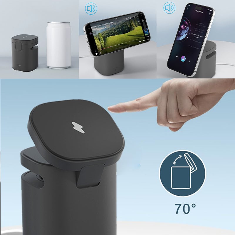 PowerBeat Dock – cargador inalámbrico y altavoz magnético