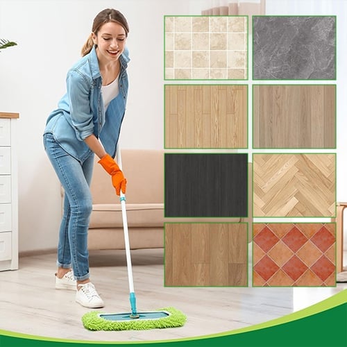 SparkleMop - Almohadillas de microfibra reutilizables para suelos