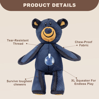 ToughPaws – Juguete para perros irrompible y resistente Unbreaka-Bear