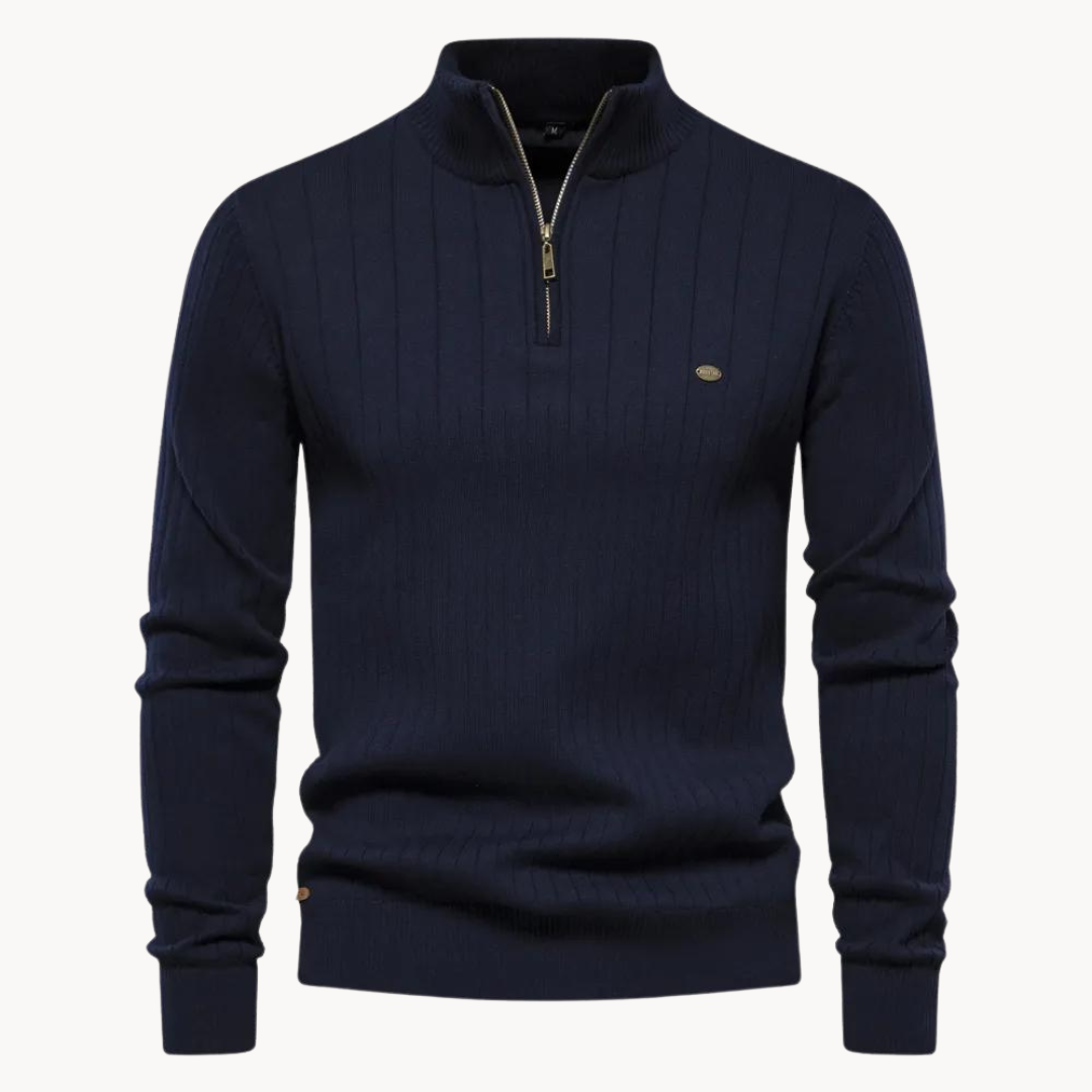 Jenson Quarter-Zip-Pullover | ALEVITA