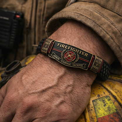 RedLineValor – Pulsera Orgullo Bombero