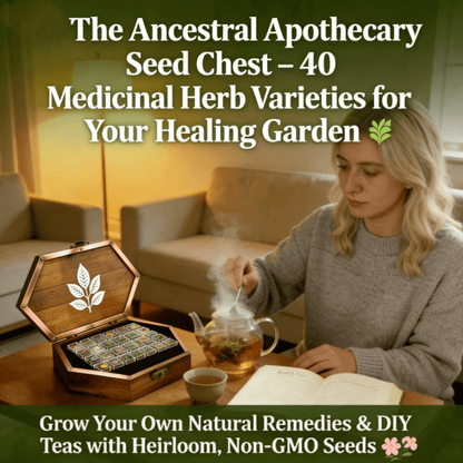 🌿El Cofre de Semillas del Boticario Ancestral: 40 Variedades de Semillas de Hierbas Medicinales 🌱