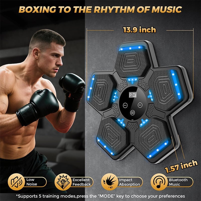 BoxBeat Pro – Máquina de Boxeo Interactiva