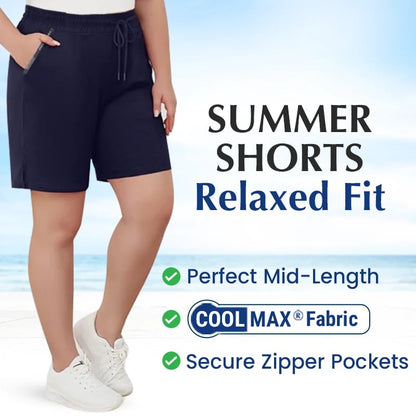 CoolStride – Atmungsaktive Eisseiden-Stretchshorts