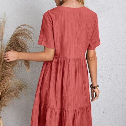 VintageMuse – Damen-Oberteil mit V-Ausschnitt im Retro-Stil