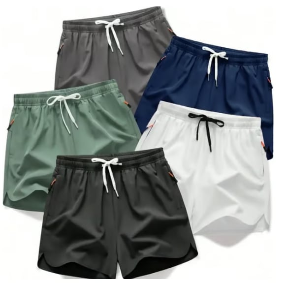 FlexCore - Pantalones cortos de running de secado rápido para hombre