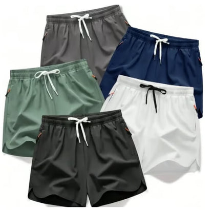 FlexCore - Pantalones cortos de running de secado rápido para hombre