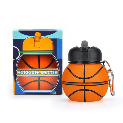 SportSip – Vaso de silicona plegable con forma de pelota deportiva