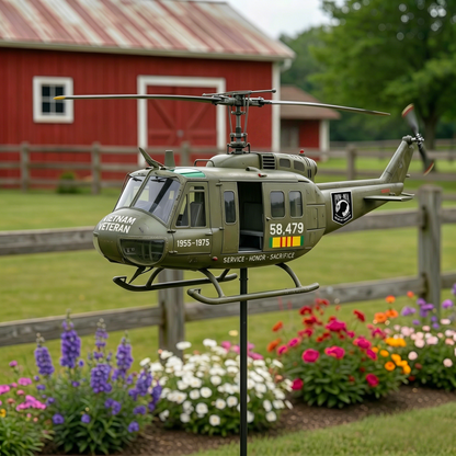 SkyHonor – Veleta de helicóptero UH-1 de veterano de Vietnam