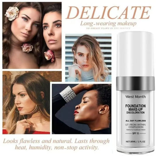 DermaGlow – Base antienvejecimiento que cambia de color