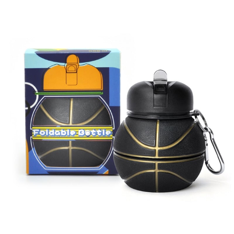 SportSip – Vaso de silicona plegable con forma de pelota deportiva