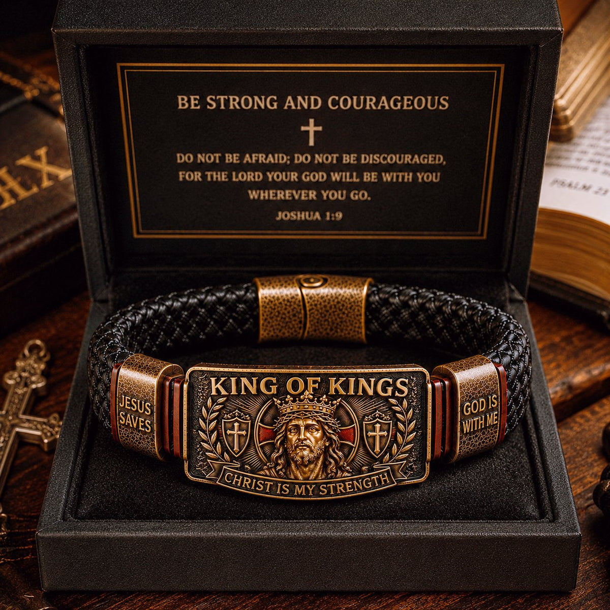FaithCrown – Pulsera Rey de Reyes