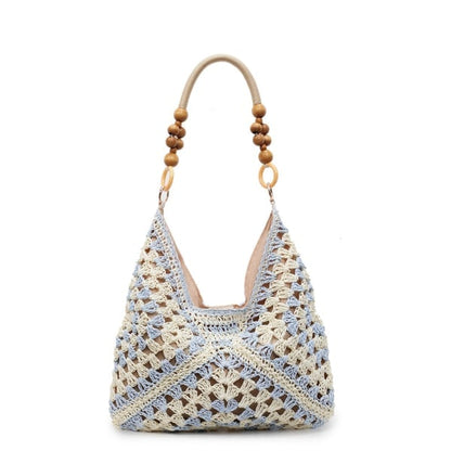 PalmAura - Bolso de Hombro de Paja