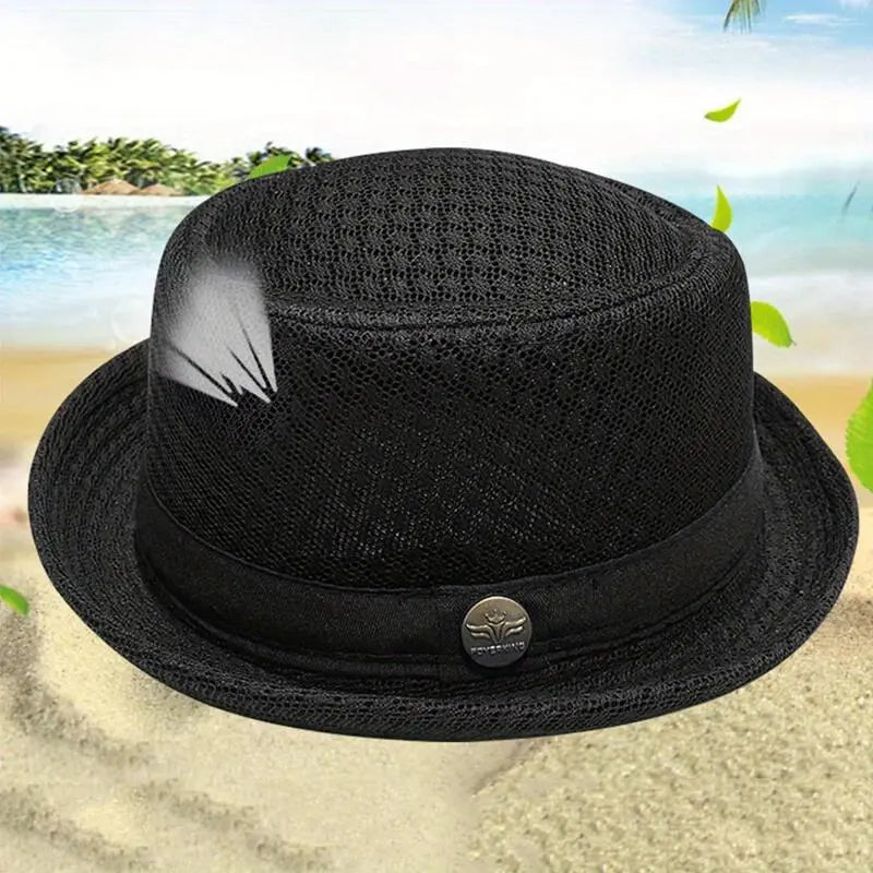 VenturaHat - Sombrero Bombín Clásico y Transpirable para Viaje