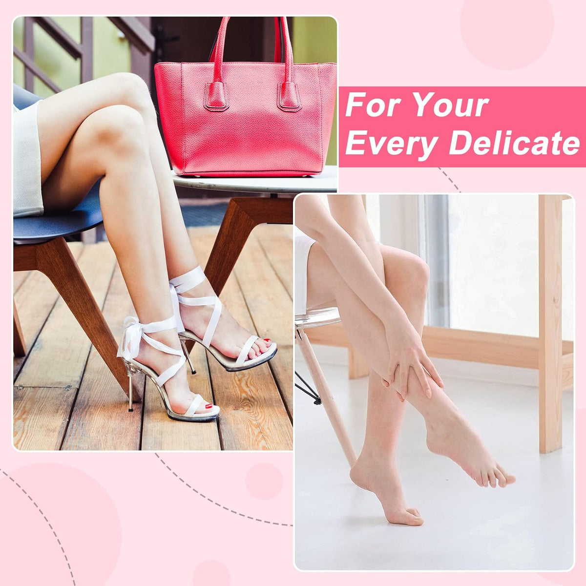 Calcetines VelvetHeel – Cuidado para pies de piel suave