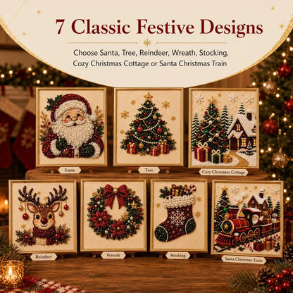 PearlCraft – Kit de pintura de diamante 3D premium de Navidad